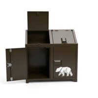Контейнер, защищенный для животных